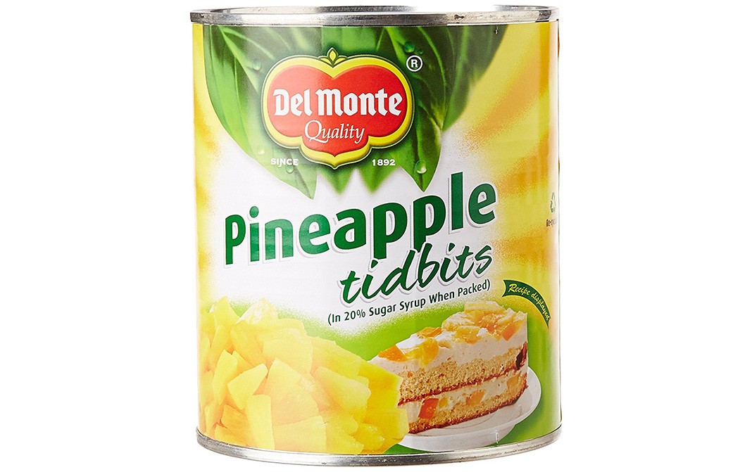 Del Monte Pineapple Tidbits    Tin  836 grams